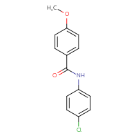 Chemical structure of N-(4-chlorophenyl)-4-methoxybenzamide - CSSB00046250586