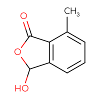Chemical structure of 3-hydroxy-7-methyl-1,3-dihydro-2-benzofuran-1-one - CSSB00009866319