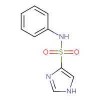 Chemical structure of N-phenyl-1H-imidazole-4-sulfonamide - CSSB00000732548