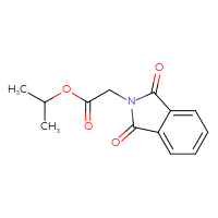 Chemical structure of propan-2-yl 2-(1,3-dioxo-2,3-dihydro-1H-isoindol-2-yl)acetate - CSSB00000479729