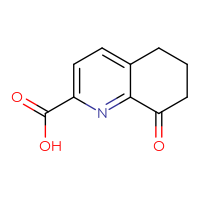 Chemical structure of 8-oxo-5,6,7,8-tetrahydroquinoline-2-carboxylic acid - CSSB00009857213