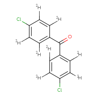 Chemical structure of bis[4-chloro(2,3,5,6-²H₄)phenyl]methanone - CSSB00160812782