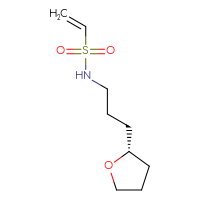 Chemical structure of N-{3-[(2R)-oxolan-2-yl]propyl}ethene-1-sulfonamide - CSMB06776899349