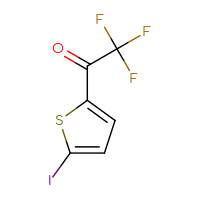 Chemical structure of 2,2,2-trifluoro-1-(5-iodothiophen-2-yl)ethan-1-one - CSSB06719000258