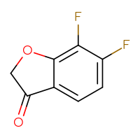 Chemical structure of 6,7-difluoro-2,3-dihydro-1-benzofuran-3-one - CSSB00000717556