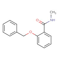 Chemical structure of 2-(benzyloxy)-N-methylbenzamide - CSSB00000155085