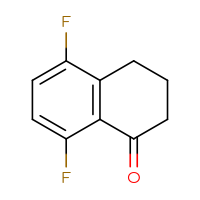 Chemical structure of 5,8-difluoro-1,2,3,4-tetrahydronaphthalen-1-one - CSSB00011742513