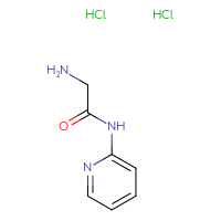 Chemical structure of 2-amino-N-(pyridin-2-yl)acetamide dihydrochloride - CSSB00000688855