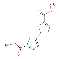 Chemical structure of 5,5'-dimethyl [2,2'-bithiophene]-5,5'-dicarboxylate - CSSB00121691301