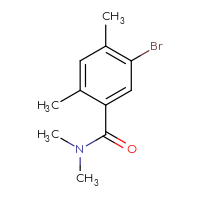 Chemical structure of 5-bromo-N,N,2,4-tetramethylbenzamide - CSSB01991511246