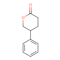 Chemical structure of 5-phenyloxan-2-one - CSSB00009864732