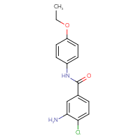 Chemical structure of 3-amino-4-chloro-N-(4-ethoxyphenyl)benzamide - CSSB00020644224