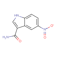 Chemical structure of 5-nitro-1H-indole-3-carboxamide - CSSB00020630894