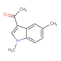 Chemical structure of 1-(1,5-dimethyl-1H-indol-3-yl)ethan-1-one - CSSB00009829317