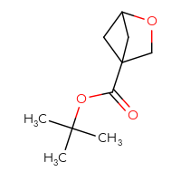 Chemical structure of tert-butyl 2-oxabicyclo[2.1.1]hexane-4-carboxylate - CSSB00154319271