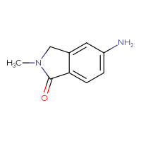 Chemical structure of 5-amino-2-methyl-2,3-dihydro-1H-isoindol-1-one - CSSB00000733389