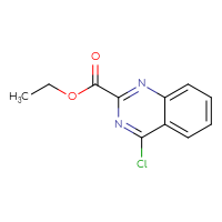 Chemical structure of ethyl 4-chloroquinazoline-2-carboxylate - CSSB00000058103