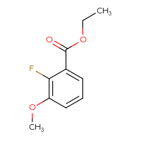 Chemical structure of ethyl 2-fluoro-3-methoxybenzoate - CSSB00012178924