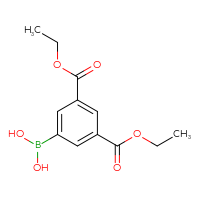 Chemical structure of [3,5-bis(ethoxycarbonyl)phenyl]boronic acid - CSSB00121573054