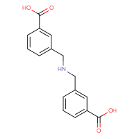 Chemical structure of 3-({[(3-carboxyphenyl)methyl]amino}methyl)benzoic acid - CSSB00132303257