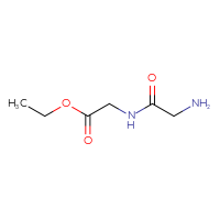 Chemical structure of ethyl 2-(2-aminoacetamido)acetate - CSSB00011367924