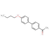 Chemical structure of 1-{4'-butoxy-[1,1'-biphenyl]-4-yl}ethan-1-one - CSSB06582112594