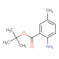 Chemical structure of tert-butyl 2-amino-5-methylbenzoate - CSSB00011372011