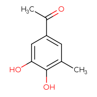 Chemical structure of 1-(3,4-dihydroxy-5-methylphenyl)ethan-1-one - CSSB00010640434