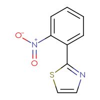 Chemical structure of 2-(2-nitrophenyl)-1,3-thiazole - CSSB00012700965