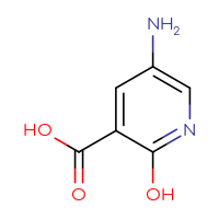 Chemical structure of 5-amino-2-hydroxypyridine-3-carboxylic acid - CSSB00012179587