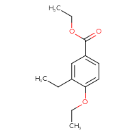 Chemical structure of ethyl 4-ethoxy-3-ethylbenzoate - CSSB00135400705