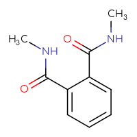 Chemical structure of N1,N2-dimethylbenzene-1,2-dicarboxamide - CSSB00010492591