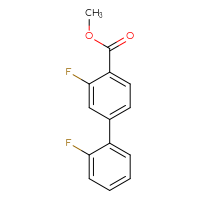 Chemical structure of methyl 2',3-difluoro-[1,1'-biphenyl]-4-carboxylate - CSSB00138415297