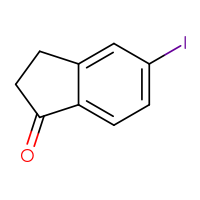 Chemical structure of 5-iodo-2,3-dihydro-1H-inden-1-one - CSSB00000049573