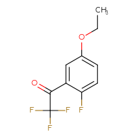 Chemical structure of 1-(5-ethoxy-2-fluorophenyl)-2,2,2-trifluoroethan-1-one - CSSB00030864402
