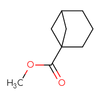 Chemical structure of methyl bicyclo[3.1.1]heptane-1-carboxylate - CSSB03440279277