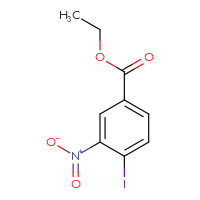 Chemical structure of ethyl 4-iodo-3-nitrobenzoate - CSSB00011298374