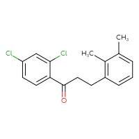 Chemical structure of 1-(2,4-dichlorophenyl)-3-(2,3-dimethylphenyl)propan-1-one - CSSB00020571375