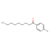 Chemical structure of 1-(4-bromophenyl)nonan-1-one - CSSB00005733193