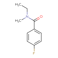 Chemical structure of N-ethyl-4-fluoro-N-methylbenzamide - CSSB00011237885