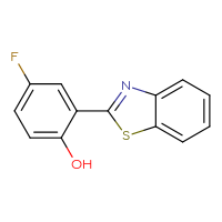 Chemical structure of 2-(1,3-benzothiazol-2-yl)-4-fluorophenol - CSSB00008625177