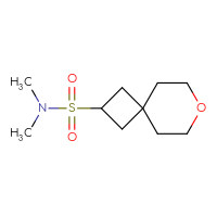 Chemical structure of N,N-dimethyl-7-oxaspiro[3.5]nonane-2-sulfonamide - CSSB06958193279