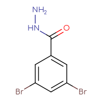 Chemical structure of 3,5-dibromobenzohydrazide - CSSB00013250138