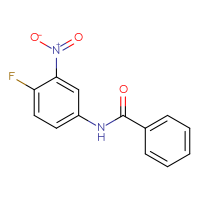 Chemical structure of N-(4-fluoro-3-nitrophenyl)benzamide - CSSB00033503763
