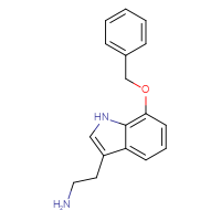 Chemical structure of 2-[7-(benzyloxy)-1H-indol-3-yl]ethan-1-amine - CSSB00009827694
