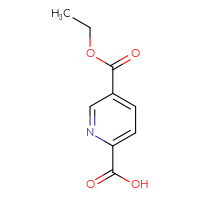 Chemical structure of 5-(ethoxycarbonyl)pyridine-2-carboxylic acid - CSSB00009908538
