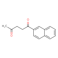 Chemical structure of 1-(naphthalen-2-yl)pentane-1,4-dione - CSSB00000355560