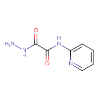 Chemical structure of 1-(hydrazinecarbonyl)-N-(pyridin-2-yl)formamide - CSSB00000687401