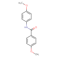 Chemical structure of 4-methoxy-N-(4-methoxyphenyl)benzamide - CSSB00026317243