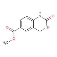 Chemical structure of methyl 2-oxo-1,2,3,4-tetrahydroquinazoline-6-carboxylate - CSSB00010544619